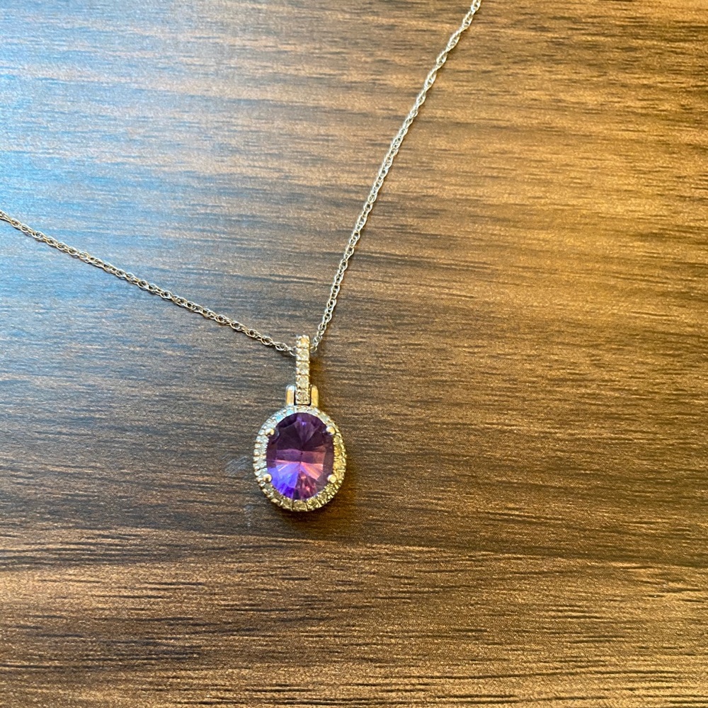 Amethyst necklace